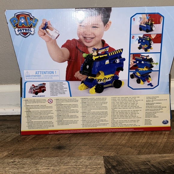 NWT Paw Patrol Chase Rise and Rescue Transforming Toy Car w/Action Figure - Picture 2 of 5
